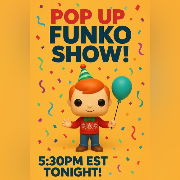 Funko Other - Funko Pop Figure Pop up show!
